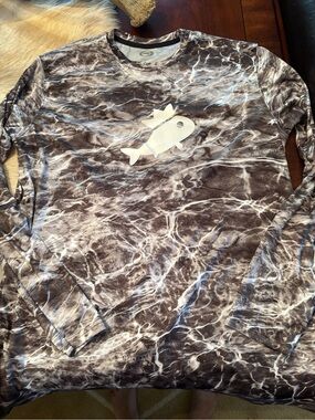 Long Sleeve Performance Fishing Shirt -camo
